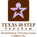 Logotipo del programa de 10 pasos de Texas